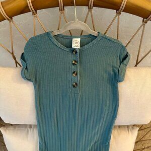 Lou Lou & Company Duke Ribbed Romper 12-24 Mo